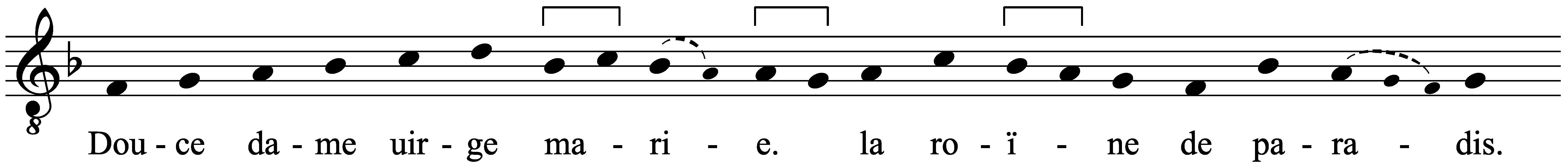 Work musical notation